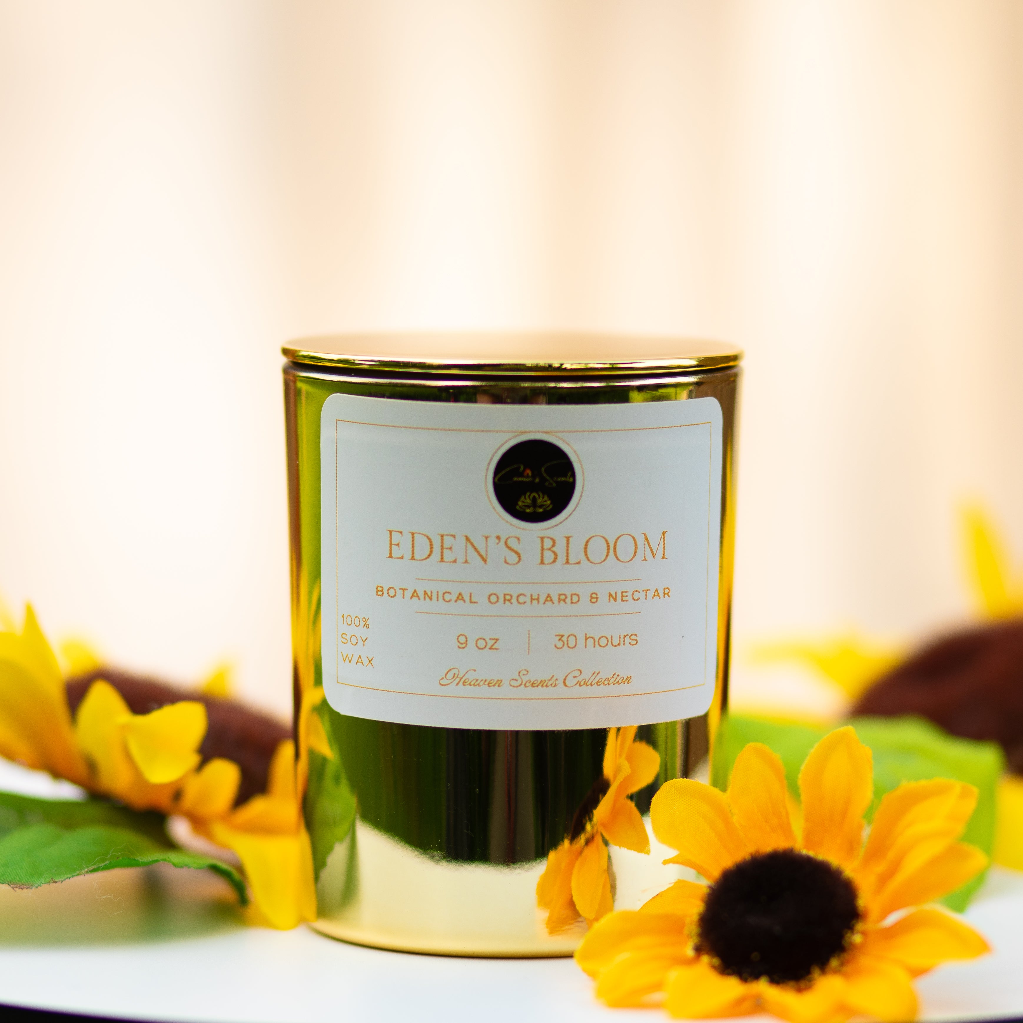 Eden's Bloom 9 oz soy wax candle – Camia's Scents